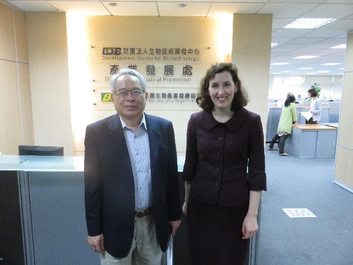 Ekaterina Lebedeva, Vice-President of the SPbCCI called at Mr. Stanley WANG, Deputy Director General, International Division, Institute for Information Industry.