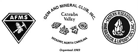 First Class Mail Tar Heel Rockhound Official Publication of Catawba Valley Gem and
