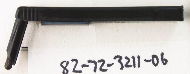 Our redesigned bias cut nib covering design provides enhanced visibility while arcing the pens and setting the time lag.