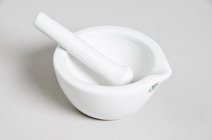 Mortar and pestle This is used for