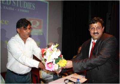National Conference on Environment Communication in Modern Age lamp by Chief Guest Mr.