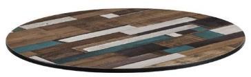 Below is our range of laminate table tops; Drift wood, Black and Zebrano.