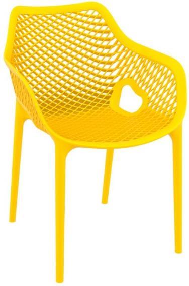 Beautifully designed stacking arm chair. Polypropylene glass fibre reinforced stacking arm chairs. Strong and stable.