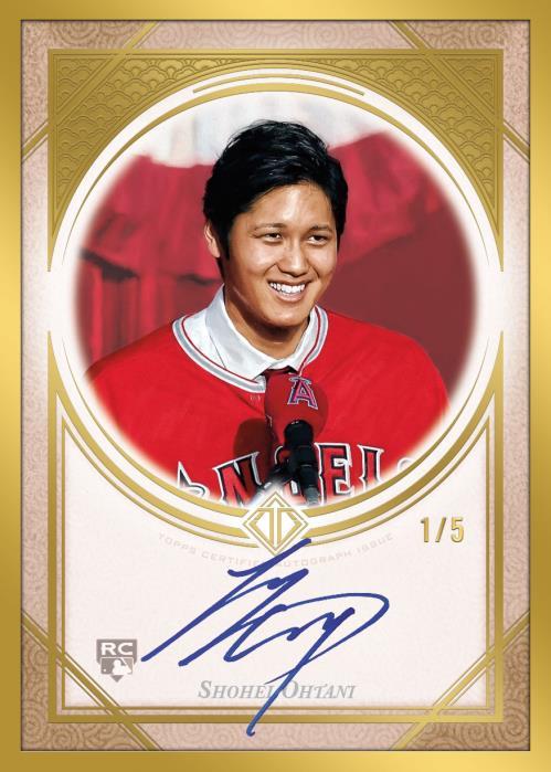 TRANSCENDENT COLLECTION AUTOGRAPHS Topps Transcendent Collection Baseball: Japan Edition will deliver 50 different autograph cards total of Shohei