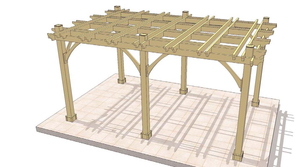 Congratulations on building your 10X16 Breeze Pergola Note: Our Pergola's are shipped as an unfinished product.