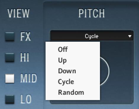 So, rather than leaving it blank we ve thrown in a GATE option which pulses the FX layer on and off.