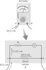 0. The Measurement of Current and oltage 0. The Measurement of Current and oltage An ammeter must be inserted into a circuit so that the current passes directly through it.