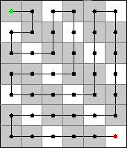 Pattern Tours The patterns considered here are black and white and represented by a rectangular grid of cells. Here is a typical pattern: [Redundant] A sequence of cell locations is called a path.