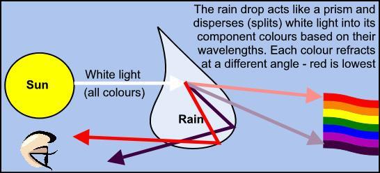 Rainbows: Refraction of the Seven Colors Formation of rainbow is another