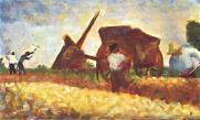 Sunday Afternoon on the Island of La Grande Jatte 1884-86, 225 x 340 cm, Art Institute, Chicago Color