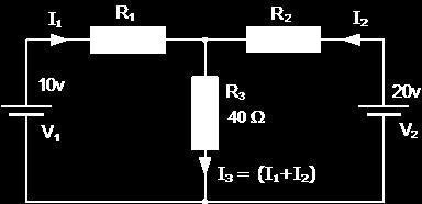 Figure: 3 Now we can easily find the total resistance between A&B terminals R total = [(80+20)//(88+12)] + 30 R total = 50 + 30 R total = 80Ω Applying ohm s law to the total resistance, I = V/R I =