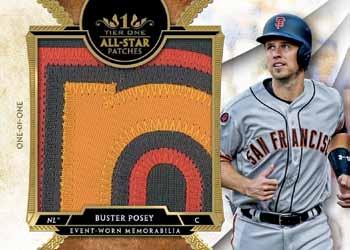 RELIC CARDS Tier One Bat Knob Card Tier One All-Star Patch Card TIER ONE BAT KNOBS (Up to 100 subjects) Highlighting some of the best players of all time. Relics will showcase the end of the bat knob.