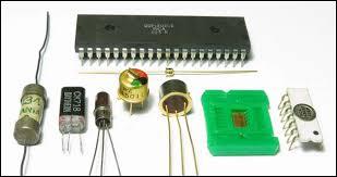 Transistors Use to amplify or switch voltages & current Made from layers of N and P-type materials Two common types of transistor Bipolar junction or BJT has electrode names of: