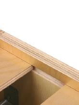 Construction Soft Close drawer glide option includes