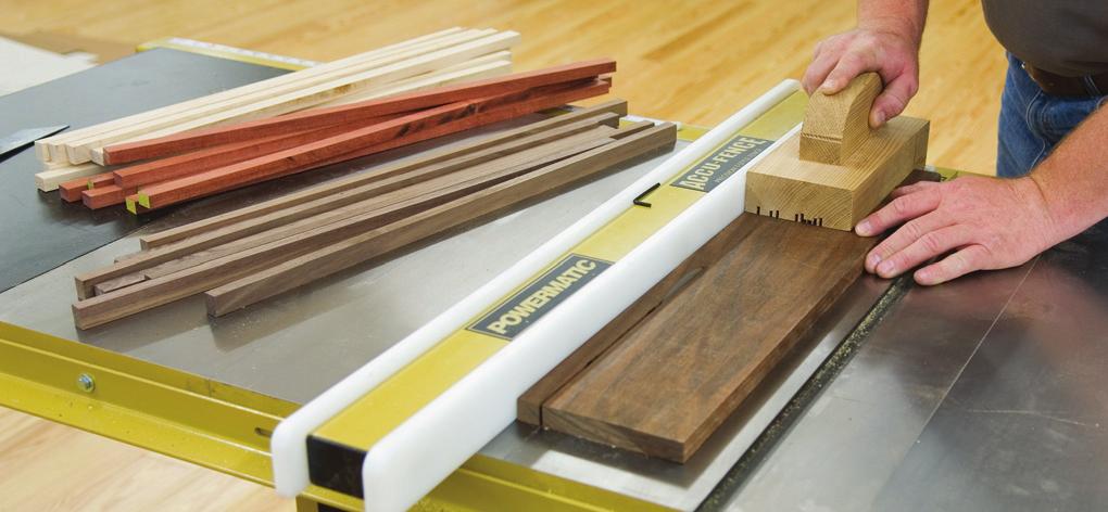 2 Fig. 1 Lay wax or freezer paper underneath the panels to protect your bench from the unavoidable mess of a multi-strip glue-up.