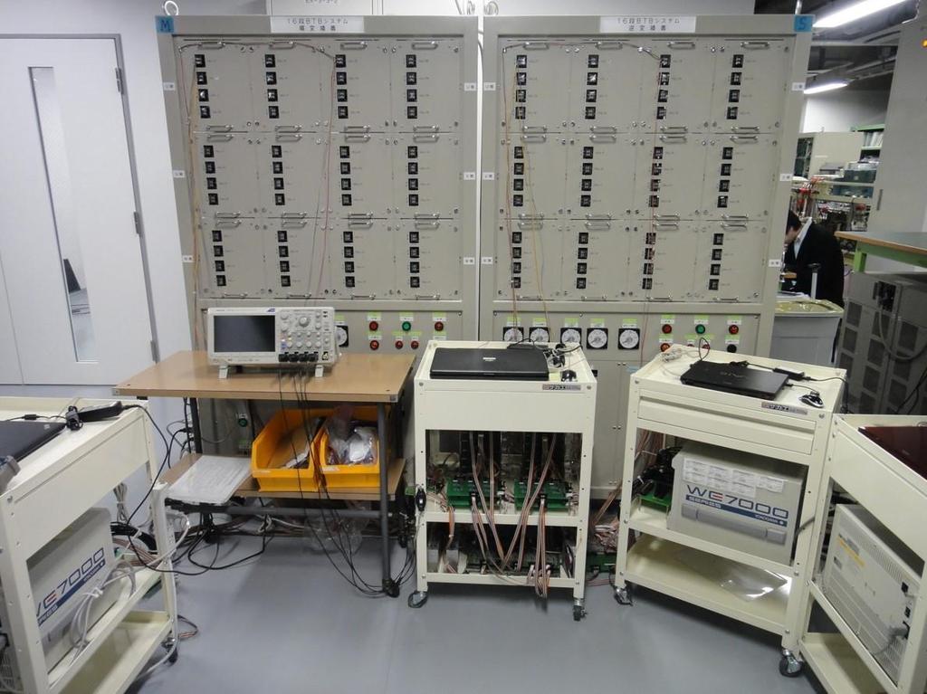 Photo of the Downscaled Test Bench Inverter Under Test