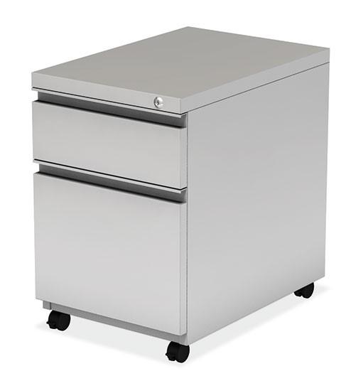 OFC-166/66T Full height pedestal, File/File drawers, Locks. Standard black handles, silver available. 15.5 W x 22 D x 28.5 H.