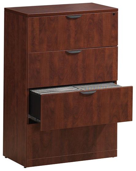 OFC-113 Desk Height Storage Cabinet Has one adjustable shelf inside. 35.5 W x 22 D x 29.5 H.
