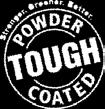 Powder coating also lasts longer than solvent applications, thereby reducing future CO2 emissions.