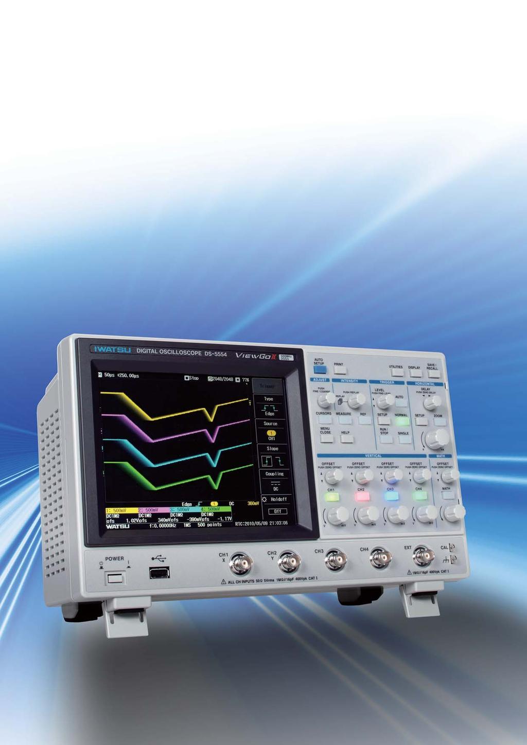 Provides Ultimate Performance. The observation of signal waveforms is the most important function of oscilloscopes.