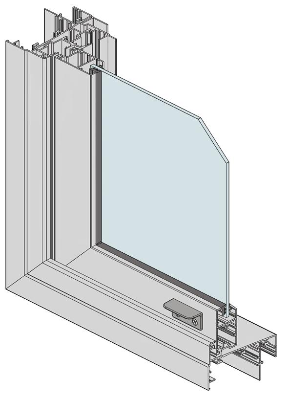 ALTERNATIVE MAGNUM DOUBLE-HUNG WINDOW Replaces: Aug 03 Scale: HALF FULL SIZE Head Alternative MAGNUM Series 613 Double-Hung Window If you are looking for a bolder residential frame consider the