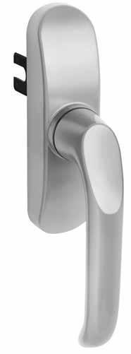 2.3. Standard handles The same handles can be used for turn-tilt, tilt-turn and side hung open in windows.