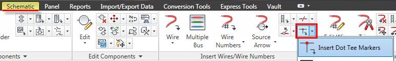 1. Delete the current AutoCAD wire connection block to the right of the PB403 push button, leaving the two red wires: 2. Turn on Snap mode (F9) and Grid display (F7) to make this step easier. 3.