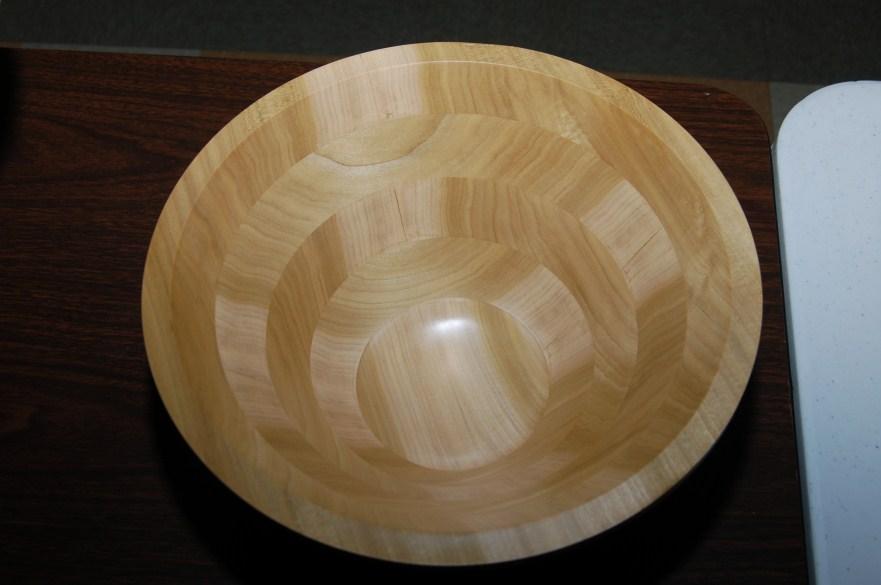 Bowl from a board