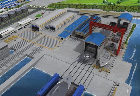 Updated facility design for Vancouver Shipyards incorporating recommendations from STX Korea.