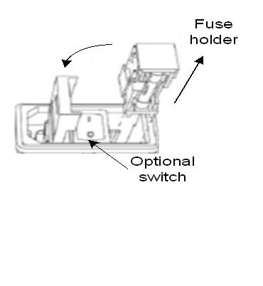 AC POWER CONNECTION: Denotes plug and fuse location. P. POWER ON/OFF Switch: Is a twoposition toggle switch on the back panel that interrupts/completes the power circuit. Q.