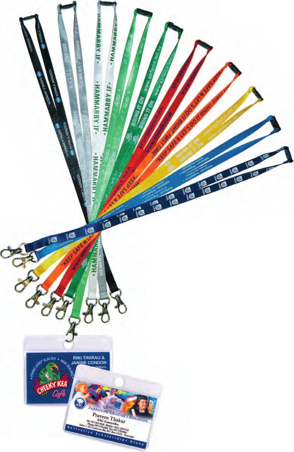 Lanyards A necessity for Conference, Shows, Events and reunions.