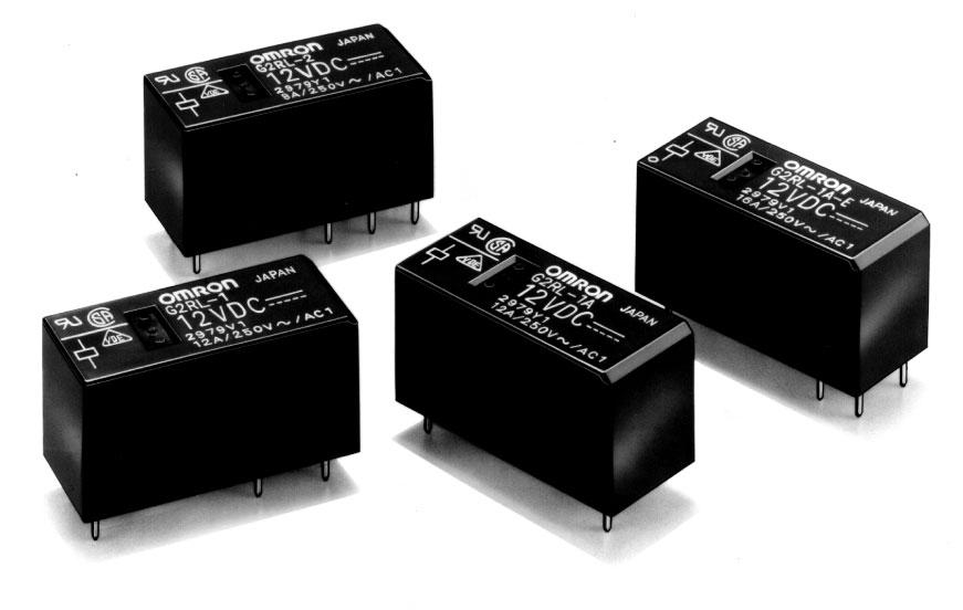 PCB Relay A Power Relay with Various Models High-sensitivity ( mw) and High-capacity ( A) Models available. Low profile:.7 mm max. in height Conforms to VDE (EN0-), UL and CSA.