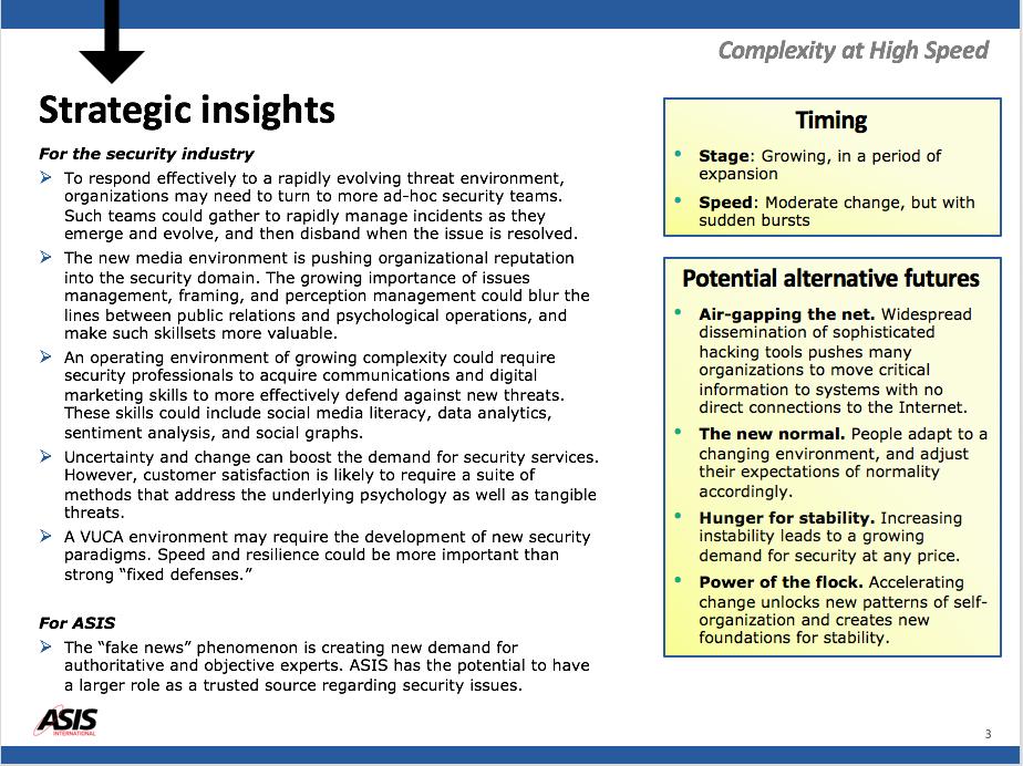 Elements of a Change Driver Ø Page 3 provides ideas to seed strategic planning discussions.