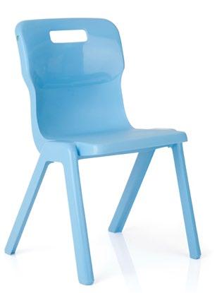 8 Call our Educational Furniture Sales team on 02890 301411 Ext 126 Dining Chair Ergonomic Stacking Item Number: 210-270 Product Code: Titan Chair Range Description: One piece polypropylene chair.