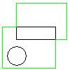 If an open end is found, a small square is drawn around that point and the tracing direction reverses.