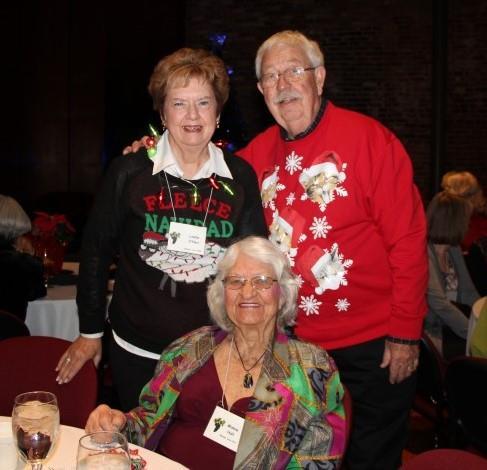 Our Holiday Luncheon A Joyful Celebration! A great celebration was enjoyed by 122 members and guests at the Lancaster Theatre!