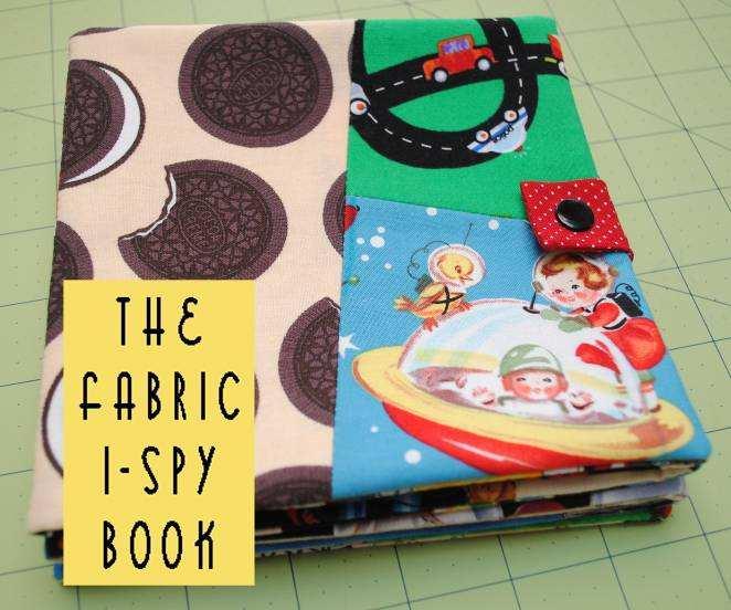 This little I-Spy Book is a perfect gift for toddlers to preschoolers, and it's a great way to use up those scraps that you've been