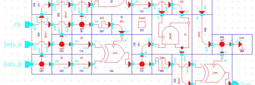 Design of Bit-Serial Half Adder using a New Cell Library Logic