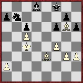 44 Nf7 45.Kf3 Ke8 Going to the queenside with the king 45...Kc7 allows white to penetrate on the kingside after 46.Kg4 46.Bg6 Kf8 47.