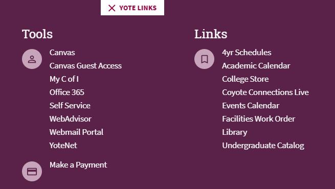 Using Coyote Connections Live: Your portal to work-study jobs, campus-wage positions, internships, and more Coyote