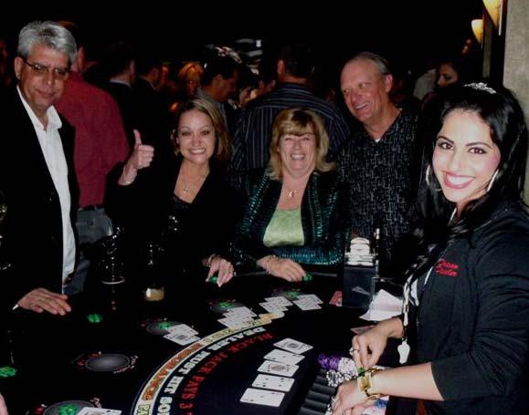 Blackjack Craps Guests play against the dealer to see who can
