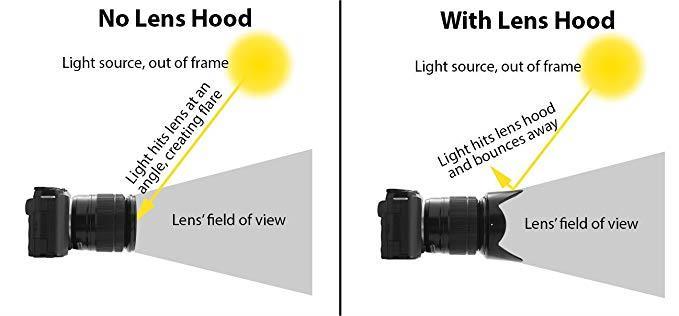 What does a lens hood do