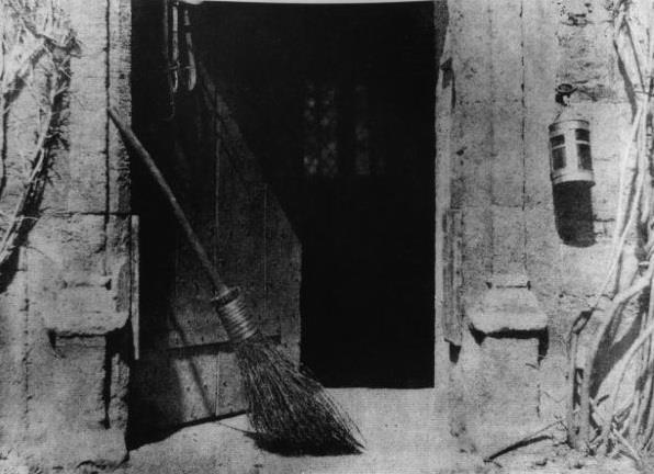 William Henry Fox Talbot, The Open Door, 1843. Calotype. The calotype process is the basis for modern photography, developed by Talbot in 1841.