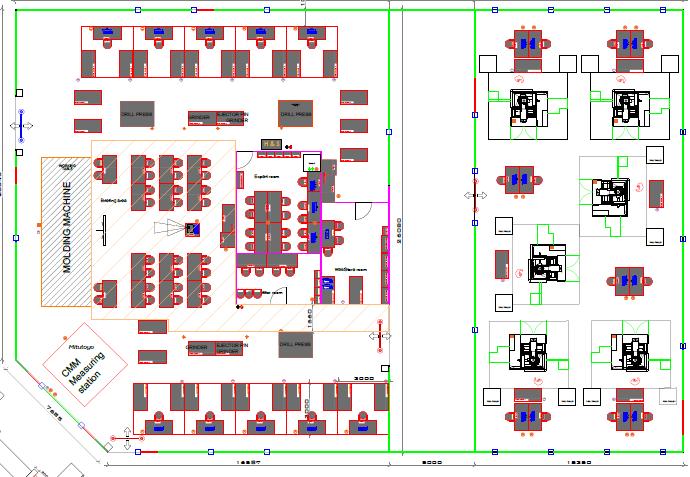 8.6 PROPOSED WORKSHOP AND WORKSTATION LAYOUTS Workshop layouts from previous
