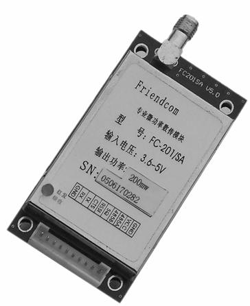 FC-201/SA Micropower Audio/Data RF Module(433MHz) USER MANUAL SHENZHEN FRIENDCOM TECHNOLOGY DEVELOPMENT CO.