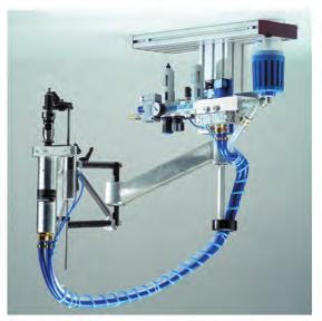 Machine nsat - installation Fig. 13 Machine driving process 1. Precisely position the workpiece so that the bore and machine spindle are at right angles to each other (do not tilt).