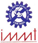 CSIR-INSTITUTE OF MINERALS AND MATERIALS TECHNOLOGY Council of Scientific & Industrial Research BHUBANESWAR 751 013 1. Name: 2.