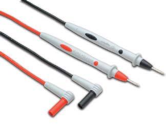 Recommended for use with Agilent standard test leads. Rated CAT III 1000 V, 10 A.