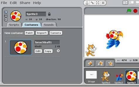 Click on the Choose New Sprite From File bu
