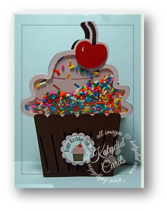 Sprinkles on Top Shaker Card Tutorial For the cupcake lover in all of us.